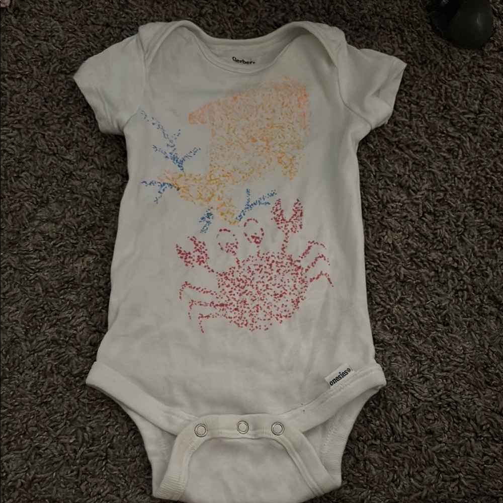 Carter's White and Red Bodysuit Collection